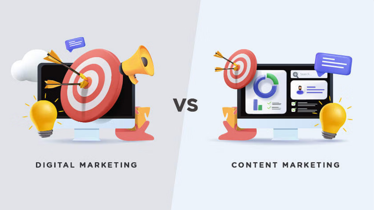 You are currently viewing Content Marketing vs. Digital Marketing: What’s the Difference?