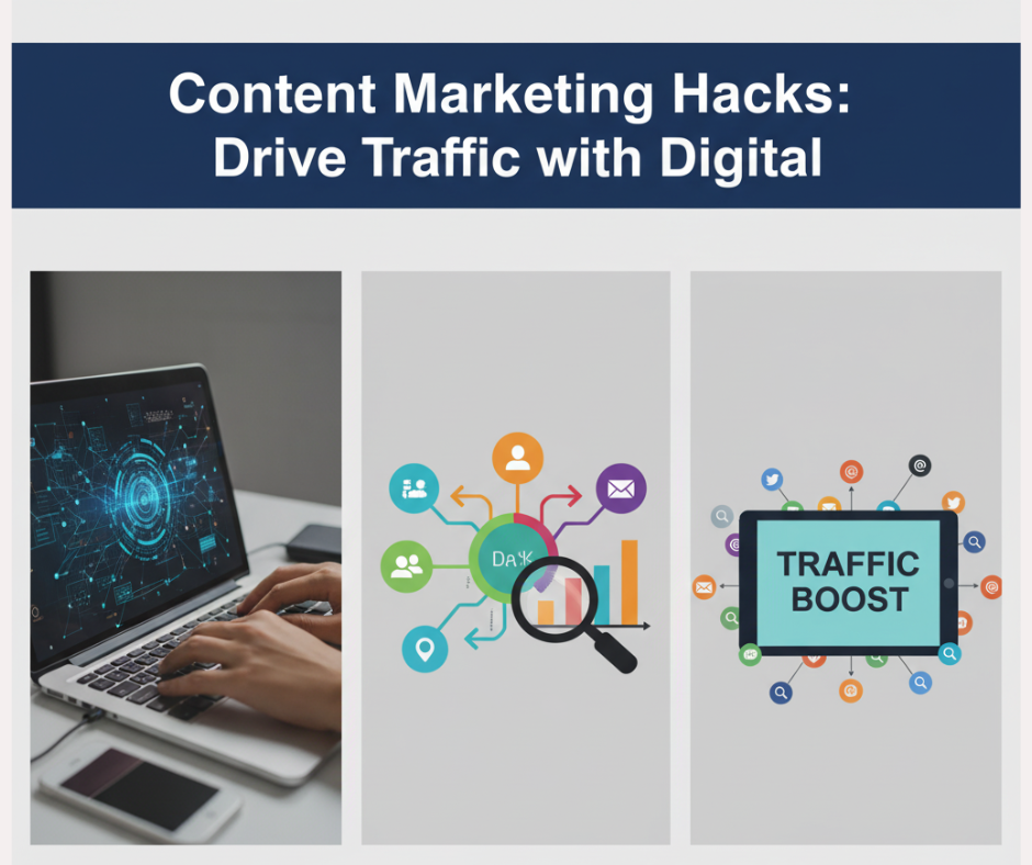 Read more about the article Content Marketing Hacks: Drive Traffic with Digital Marketing