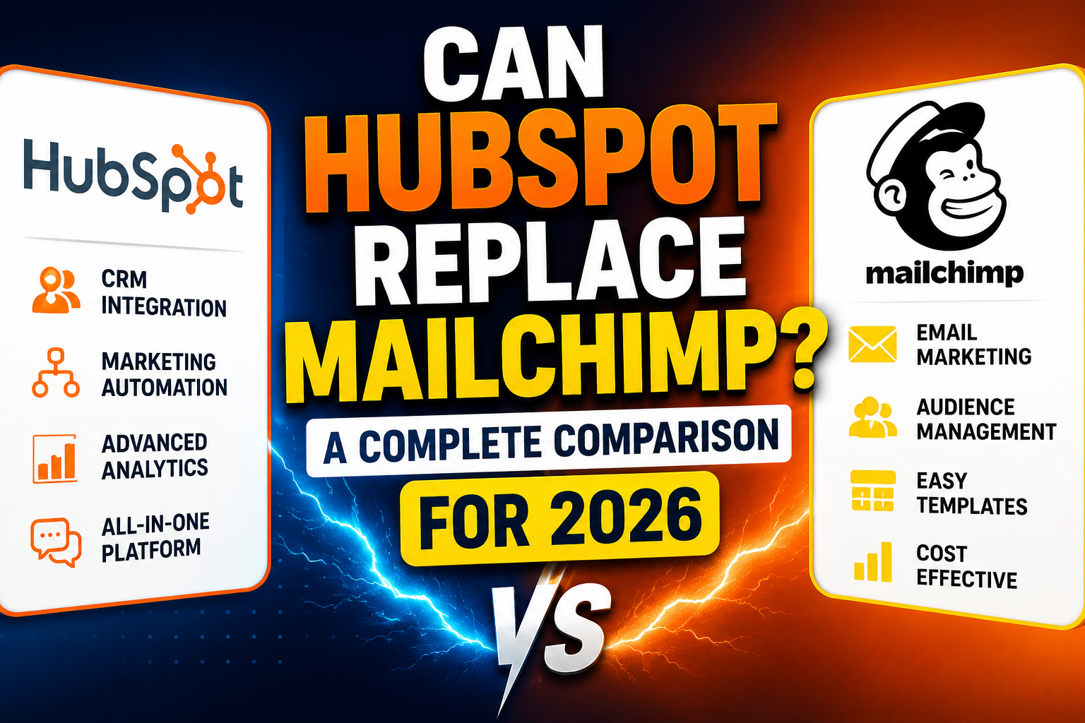 can hubspot replace mailchimp