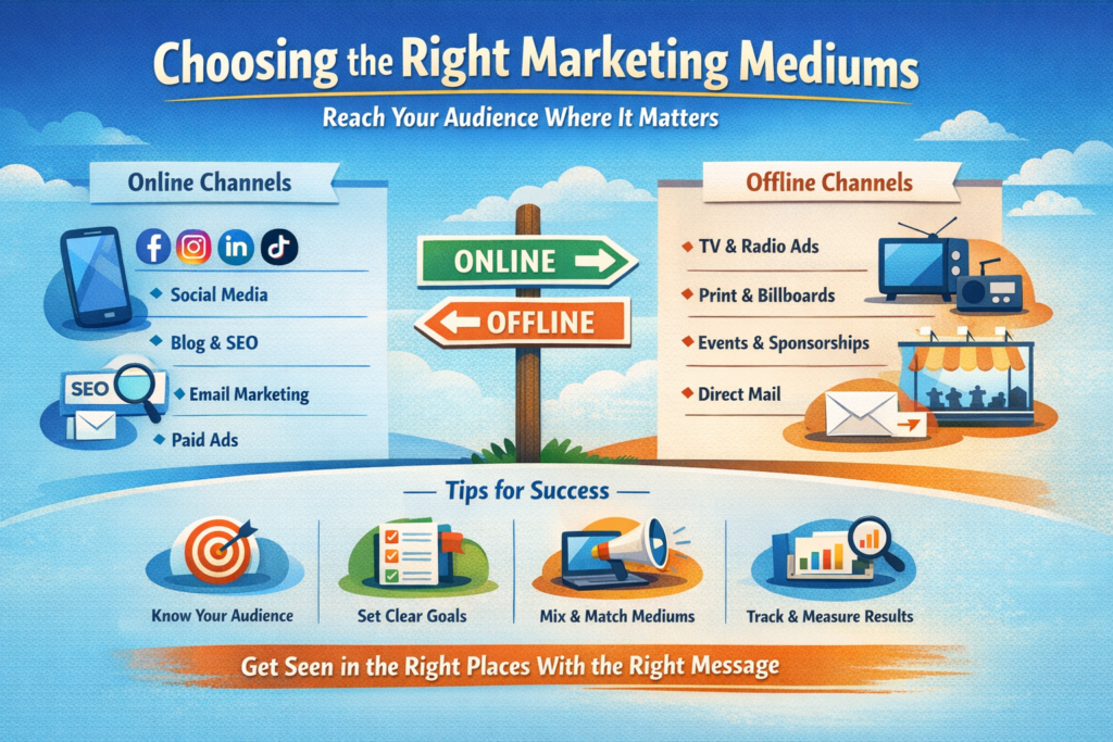 Marketing Mediums: Types, Examples, and How to Choose the Right One