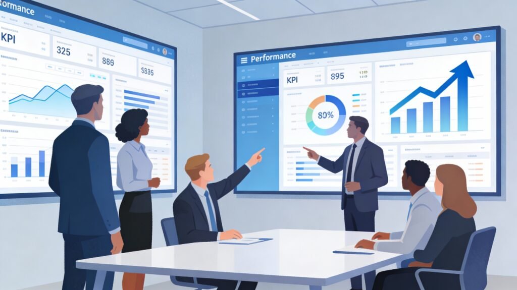 Business growth driven by performance analytics insights