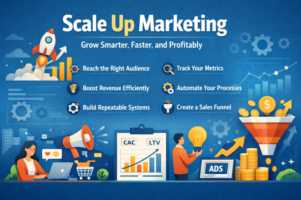 How to Scale Up Marketing in 2026: Build a Predictable Growth System