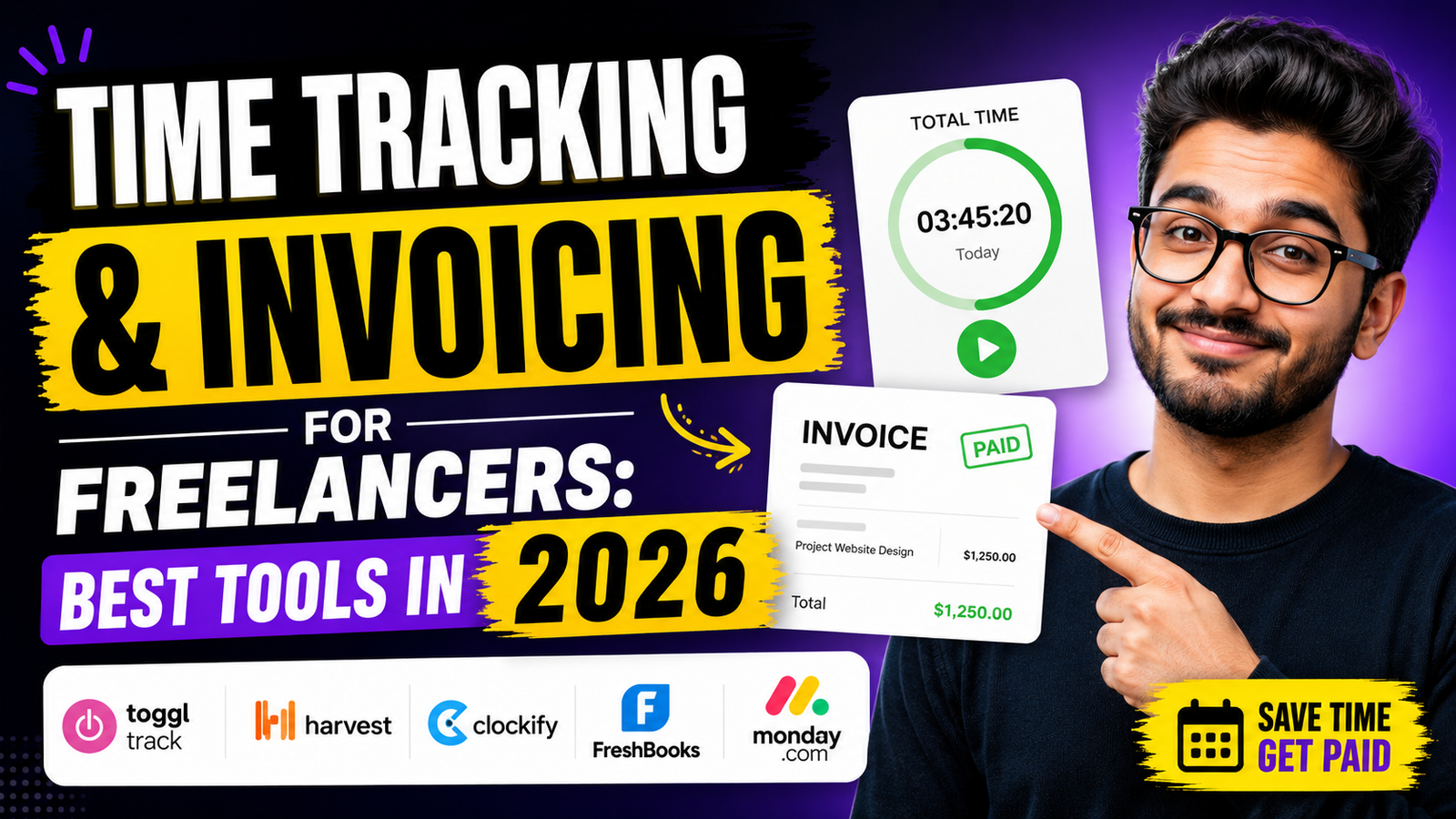time tracking and invoicing for freelancers