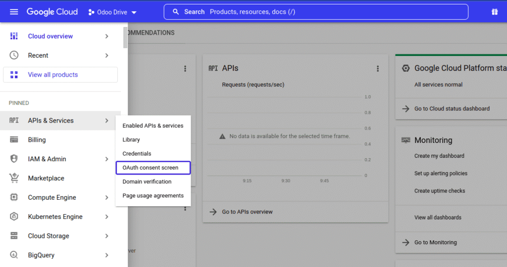 google console developer api