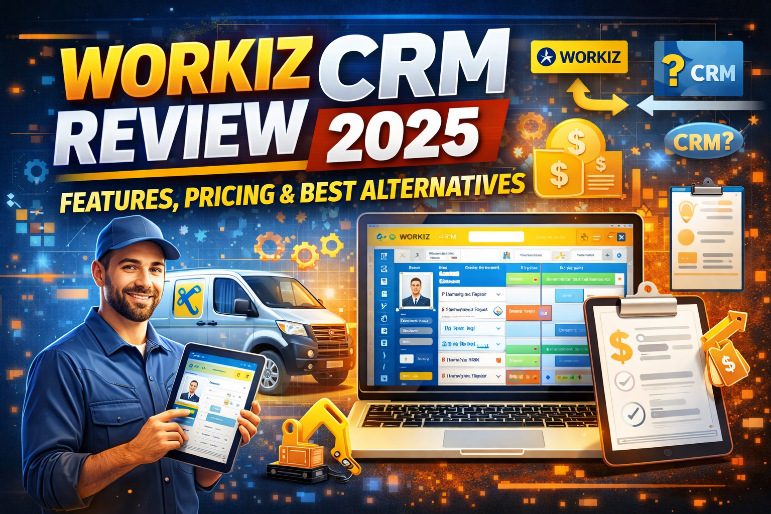 Read more about the article Workiz CRM Review 2025: Features, Pricing & Best Alternatives