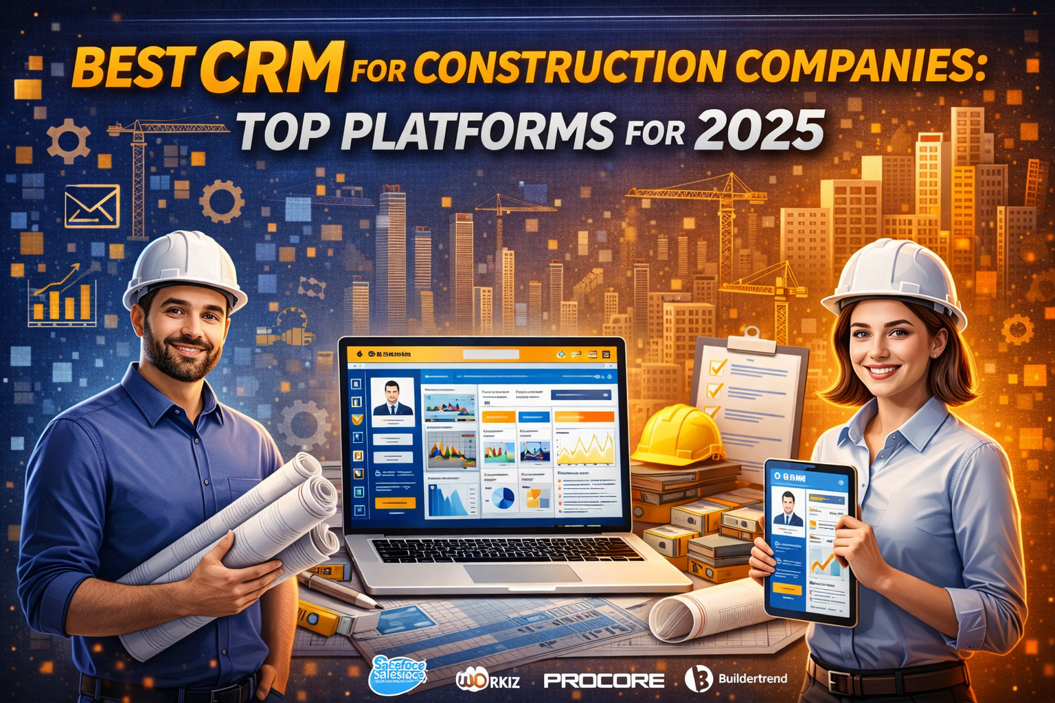 Read more about the article Best CRM for Construction Companies: Top Platforms for 2025