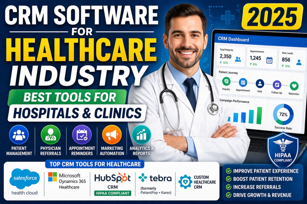 crm software for healthcare industry