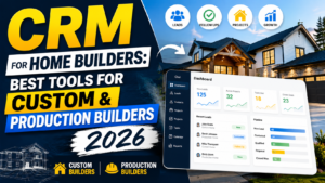 Read more about the article CRM for Home Builders: Best Tools for Custom & Production Builders 2026