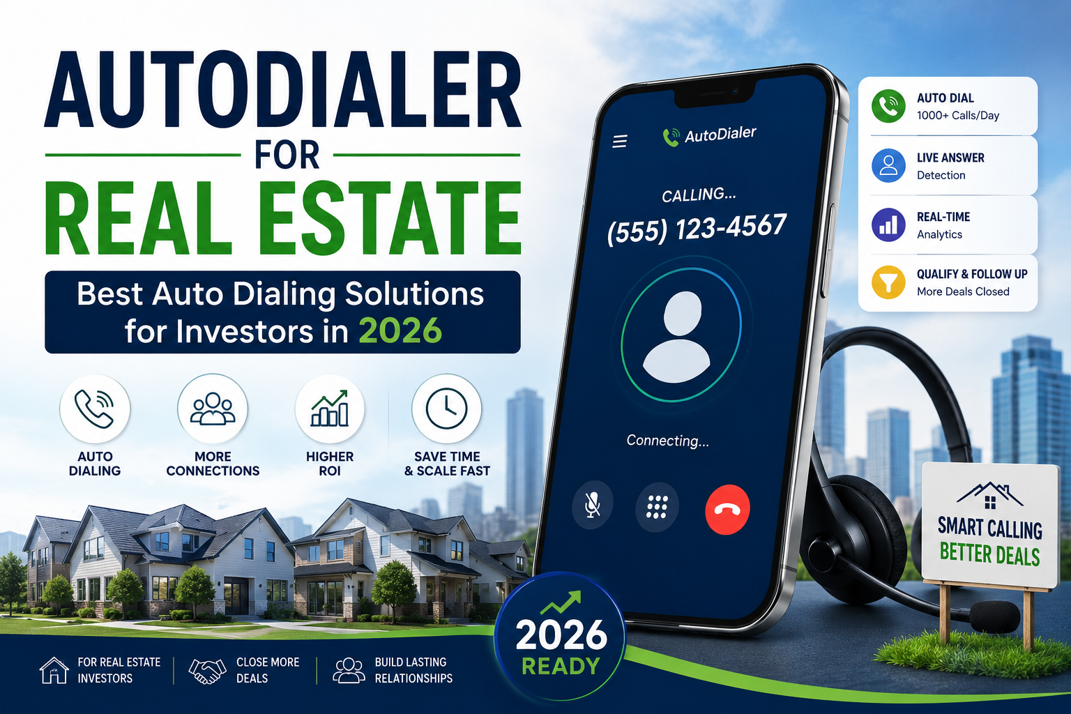 Read more about the article Autodialer for Real Estate: Best Auto Dialing Solutions for investors in 2026