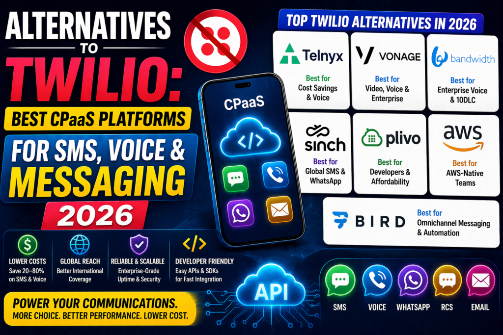 alternatives to twilio