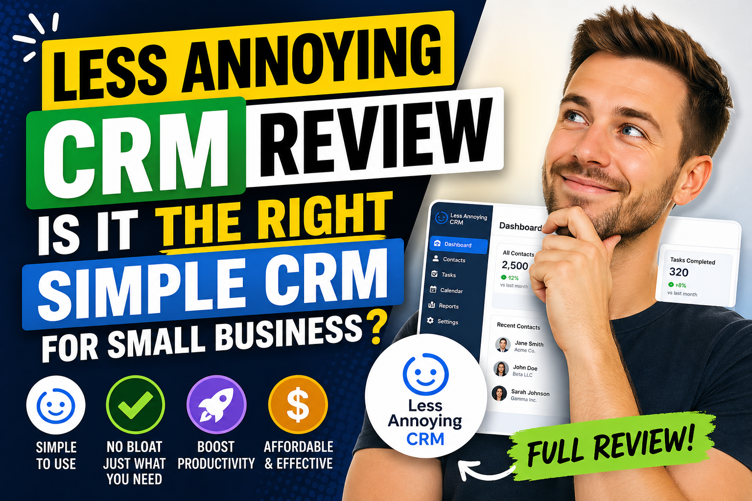 the less annoying crm