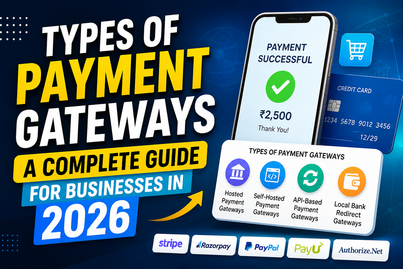 types of payment gateways