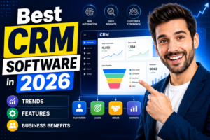 Read more about the article Best CRM Software in 2026: Trends, Features & Business Benefits