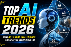 Read more about the article Top AI Trends 2026: How Artificial Intelligence Is Reshaping Every Industry