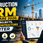 Construction CRM Software 2026: Manage Projects, Leads & Contractors Smarter