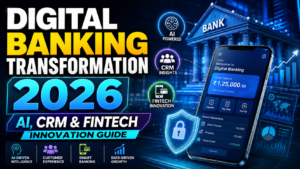 Read more about the article Digital Banking Transformation 2026: AI, CRM & Fintech Innovation Guide