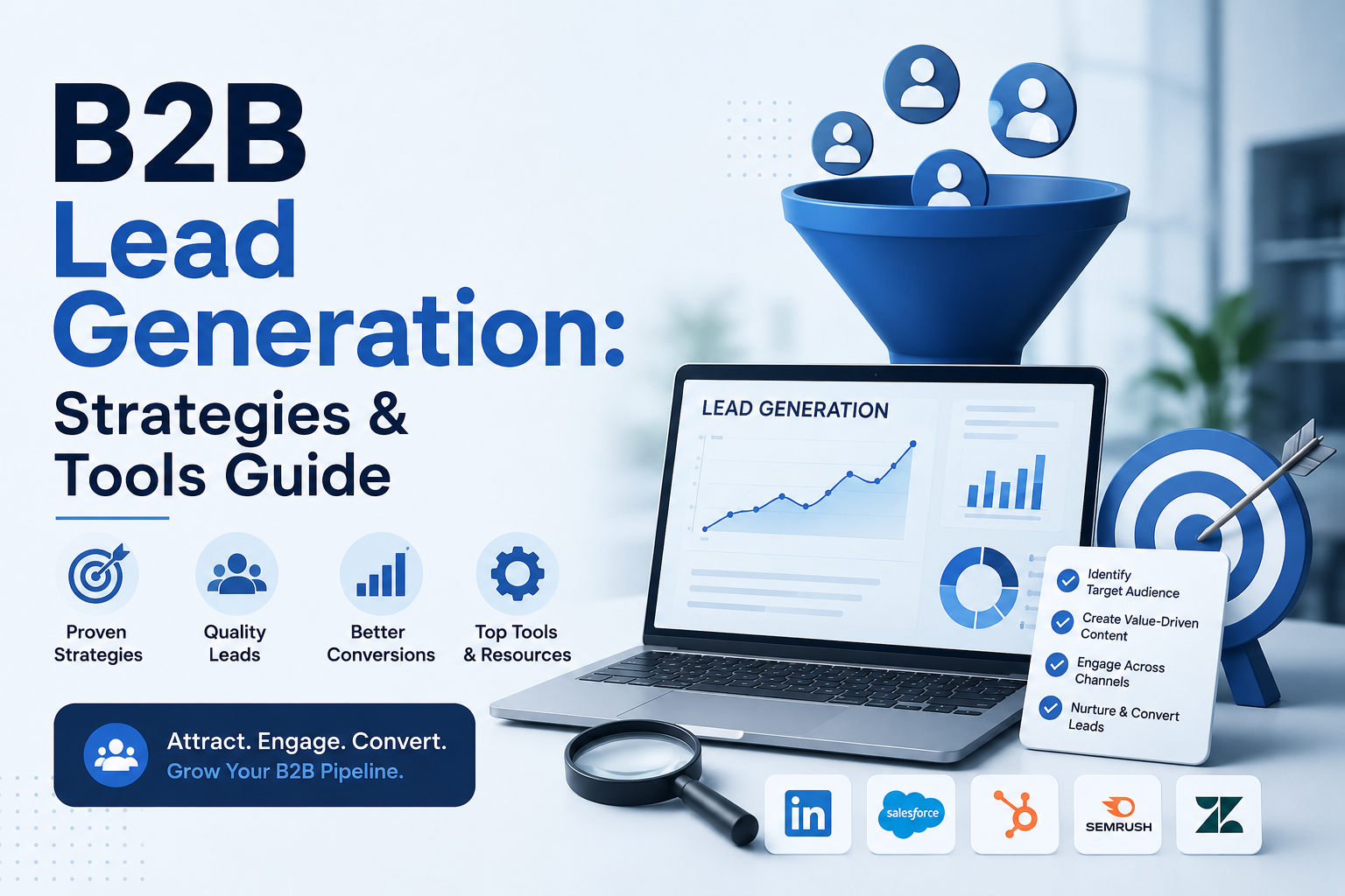 You are currently viewing B2B Lead Generation: Strategies & Tools Guide