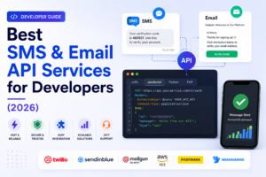 Read more about the article Best SMS & Email API Services for Developers (2026)