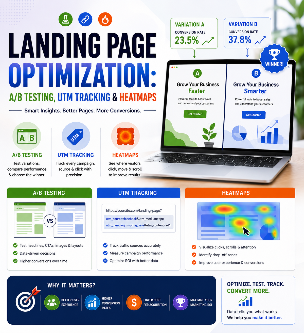 Landing page optimization