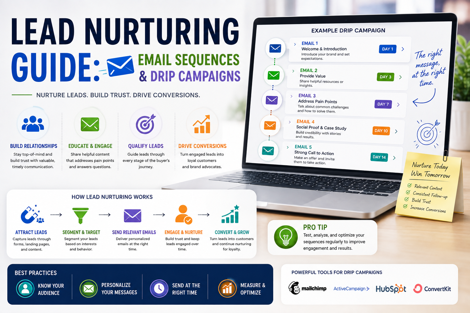 Read more about the article Lead Nurturing Guide: Email Sequences & Drip Campaigns