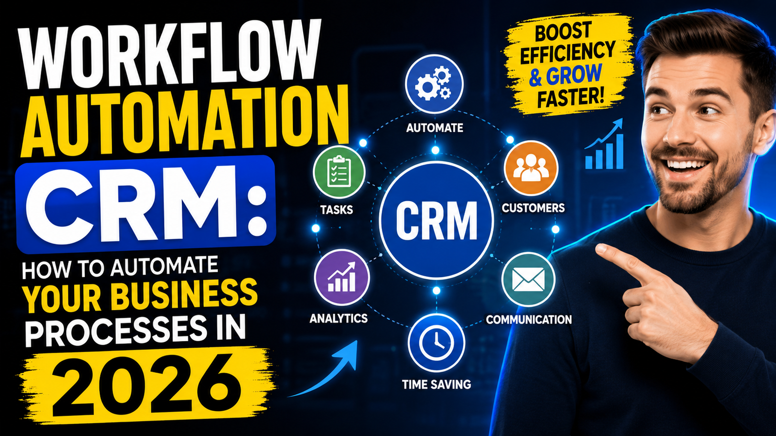 Read more about the article Workflow Automation CRM: How to Automate Your Business Processes in 2026