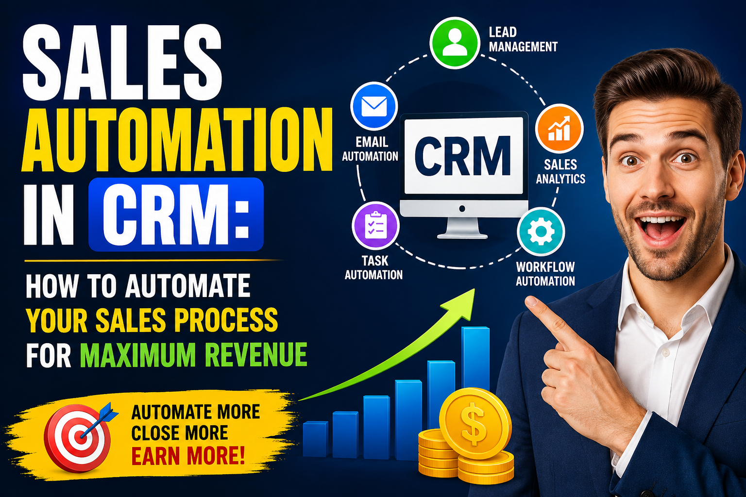 Read more about the article Sales Automation in CRM: How to Automate Your Sales Process for Maximum Revenue