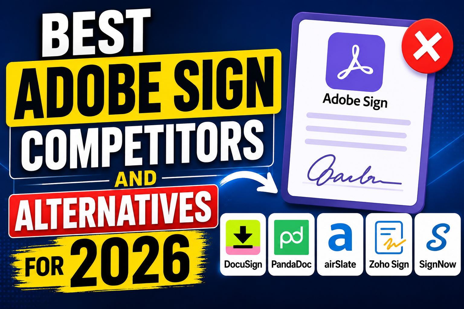 adobe sign competitors